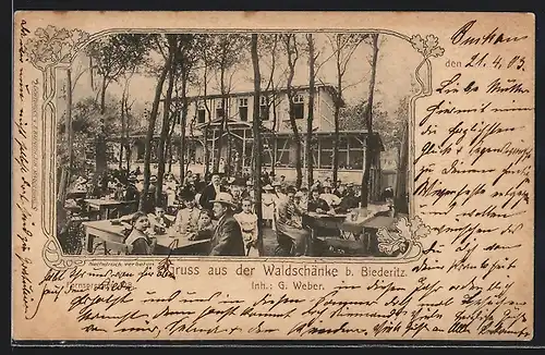 AK Biederitz, Besucher in der Waldschänke