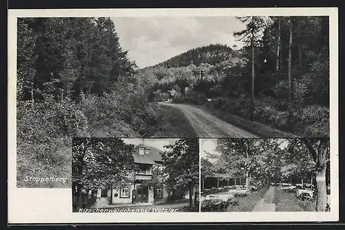 AK Wetzlar, Gasthaus Kirschenwäldchen und Stoppelberg