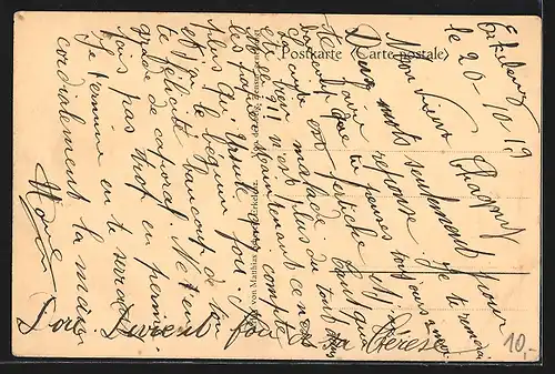 AK Erkelenz, Blick auf die Hindenburgstrasse