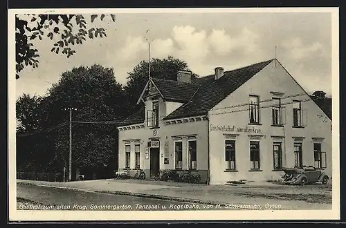 AK Oyten, Gasthof zum alten Krug