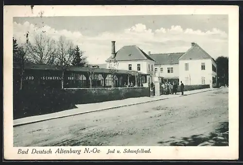 AK Bad Deutsch Altenburg, Am Jod u. Schwefelbad