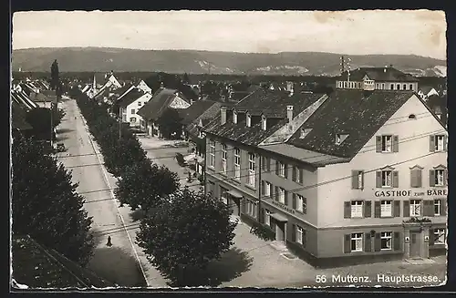 AK Muttenz, Gasthof zum Bären, Hauptstrasse