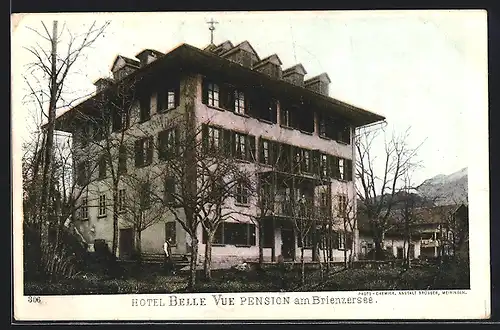 AK Niederried, Hotel-Pension Belle Vue am Brienzersee