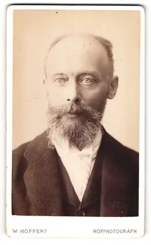 Fotografie W. Höffert, Berlin, Portrait Franz von Liszt, Abgeordneter im Reichstag, Cousin von Franz Liszt