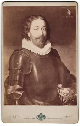 Fotografie J. Löwy, Wien, Portrait König Richard III., Richard Löwenherz, König von England