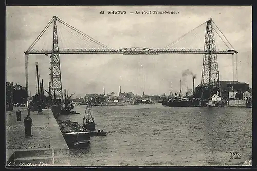 AK Nantes, Le Pont Transbordeur, Schwebefähre