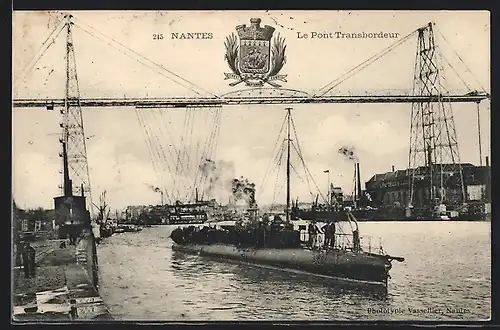 AK Nantes, Le Pont Transbordeur, Schwebefähre