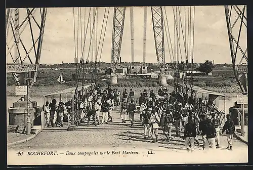 AK Rochefort, Deux compagnies sur le Pont Martron, Schwebefähre