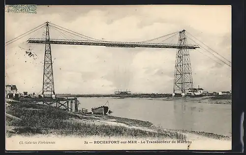 AK Rochefort-sur-Mer, Le Transbordeur de Martrou, Schwebefähre