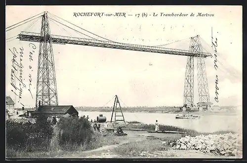 AK Rochefort-sur-Mer, Le Transbordeur de Martrou, Schwebefähre