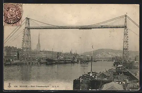 AK Rouen, Pont Transbordeur, Schwebefähre