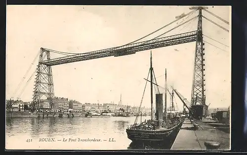 AK Rouen, Le Pont Transbordeur, Schwebefähre