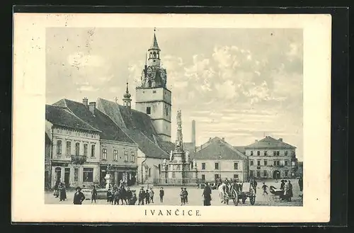 AK Ivancice, Platz an der Kirche