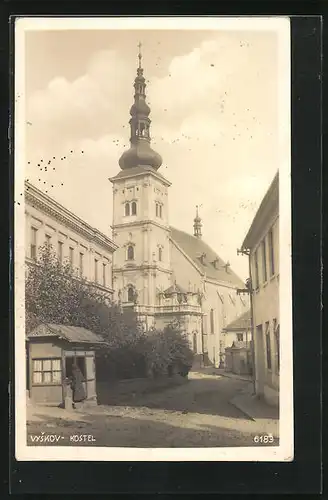 AK Wischau / Vyskov, Kostel