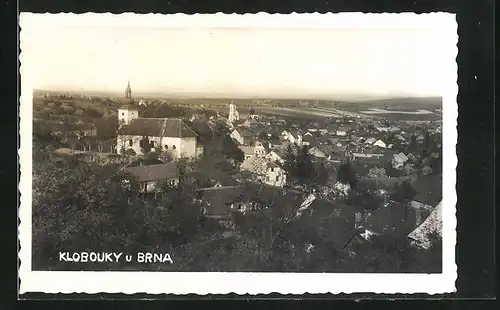 AK Klobouky u Brna, Blick auf den Ort