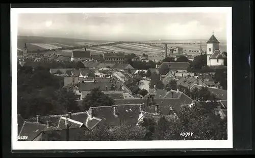 AK Kyjov, Panorama mit Kirche