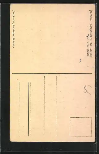 AK Bucovice, Slouporadí v zám. nádvorí Vyst. v 16. století