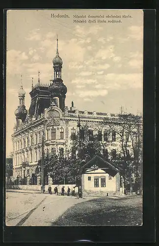 AK Göding / Hodonín, Mestská dvourocní obchodní skola, Schule