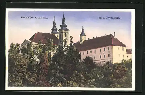 AK Vranov u Brna, Blick zum Kloster