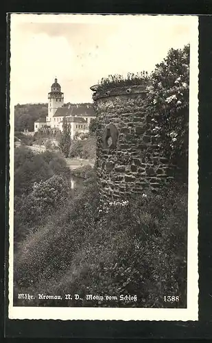 AK Kromau / Mähr., Motiv vom Schloss