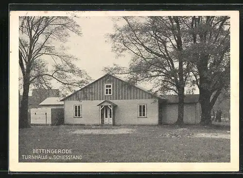 AK Bettingerode / Harz, Turnhalle und Schiessstand