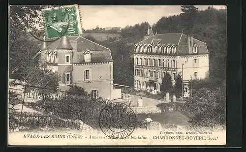AK Evaux-les-Bains, Annexe et Hotel de la Fontaine