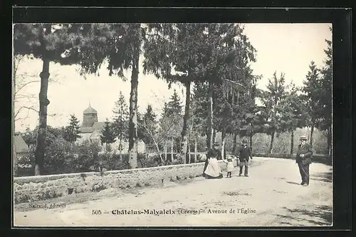 AK Chatelus-Malvaleix, Avenue de l`Église