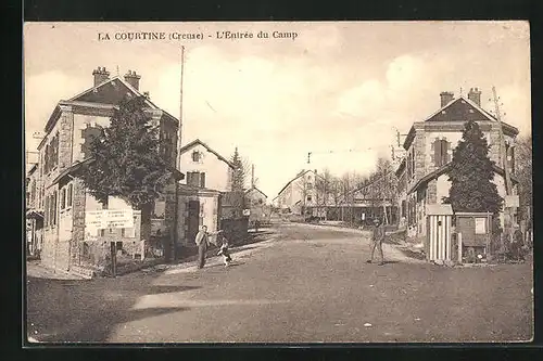 AK La Courtine, L`Entrée du Camp