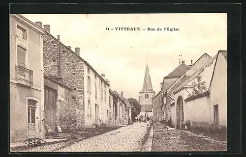 AK Vitteaux, Rue de l`Église