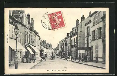 AK Auxonne, Rue Thiers