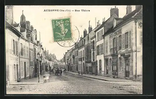 AK Auxonne, Rue Thiers