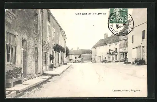 AK Baigneux, Une Rue