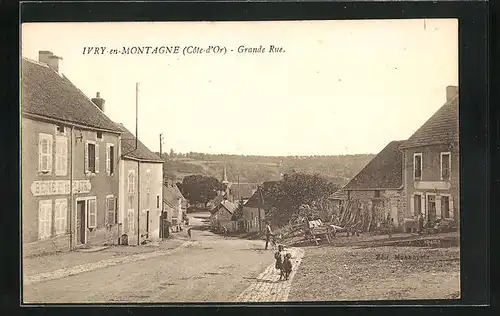 AK Ivry-en-Montagne, Grande Rue