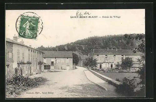 AK Saint-Rémy-Blaisy, Entrée du Village