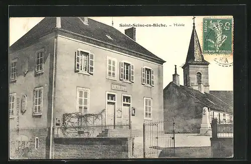 AK Saint-Seine-en-Bache, la Mairie