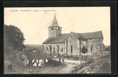 AK Sacquenay, vue et l'Eglise