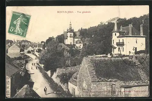 AK Mont-Saint-Jean, Vue generale, l'Eglise