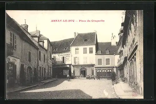 AK Arnay-le-Duc, Place du Craquelin