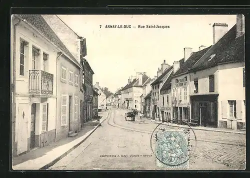 AK Arnay-le-Duc, Rue Saint Jaques