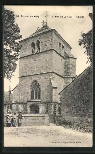 AK Saint-Romain-le-Haut, l'Église