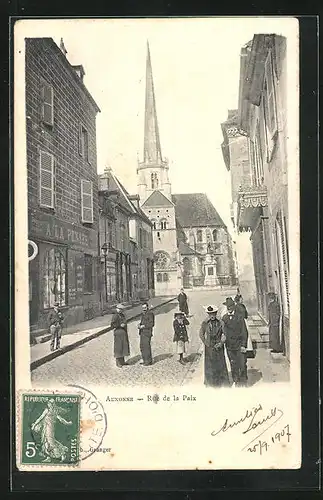 AK Auxonne, Rue de la Paix