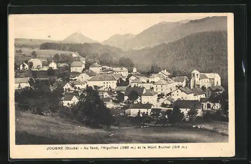AK Jougne, Au fond, l`Aiguillon et le Mont Suchet