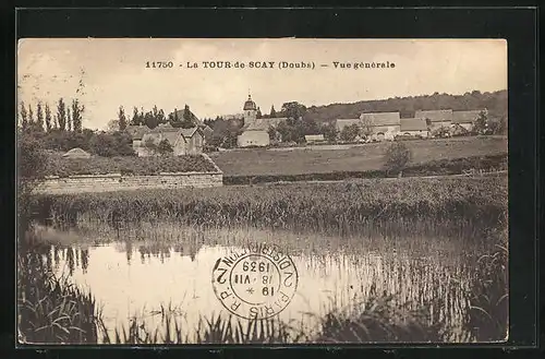 AK La Tour-de-Scay, Vue générale