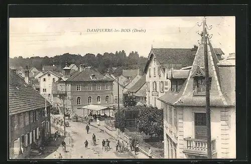AK Dampierre-les-Bois, Blick in den Ort