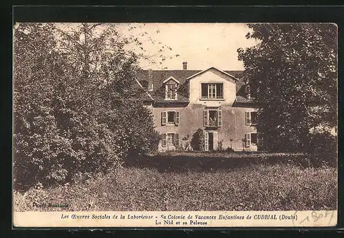 AK Cubrial, Les Oeuvres Sociales de la Laborieuse - Le Nid et sa Pelouse