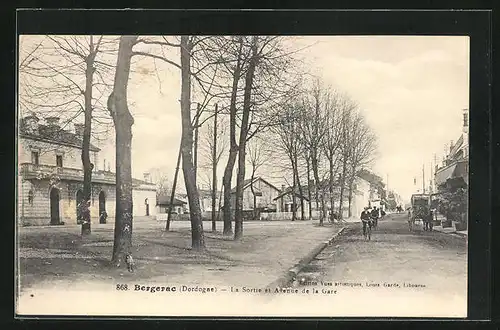 AK Bergerac, la Sortie et Avenue de la Gare