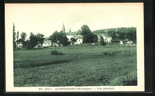 AK Campsegret, vue generale, l'Eglise