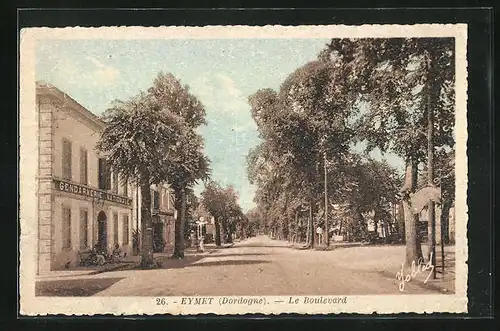 AK Eymet, Gendarmerie et le Boulevard