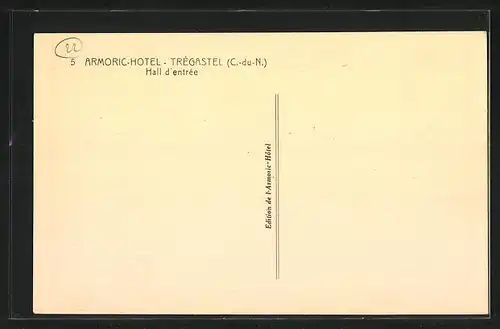 AK Trégastel, Armoric-Hotel, Hall d`entrée