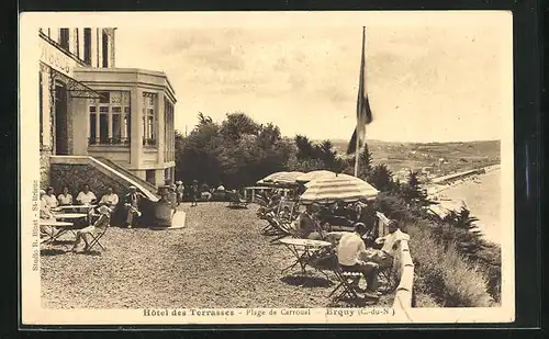 AK Erquy, Hôtel des Terrasses - Plage de Carroual